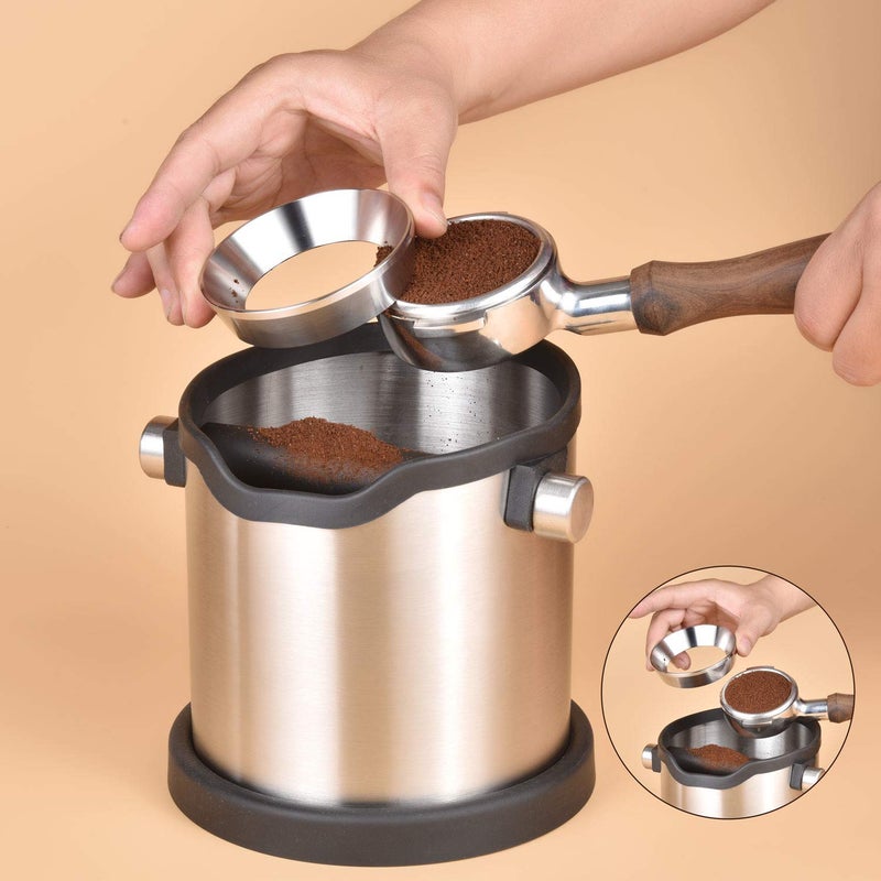 MATOW 58mm Espresso Dosing Funnel  MATOW Stainless Steel Coffee Dosing Ring Compatible with 58mm Portafilter (58mm) - Image 4